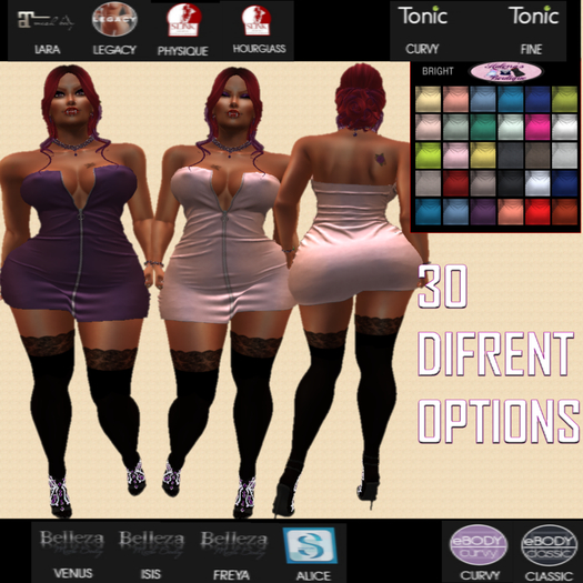 (o)(o) Crystal's UnZiped Dress