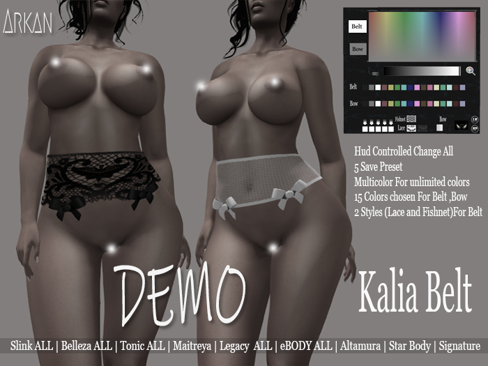 .::Arkan::. Kalia Belt + Fitmesh DEMO