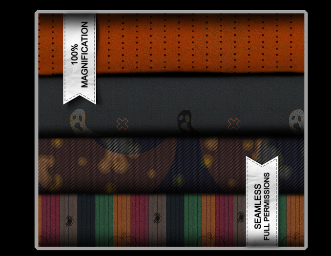 [textures] Halloween Fabric Pack II [full perm]