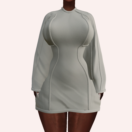 MOXY - MEGAN TSHIRT DRESS ( OFF GREY )