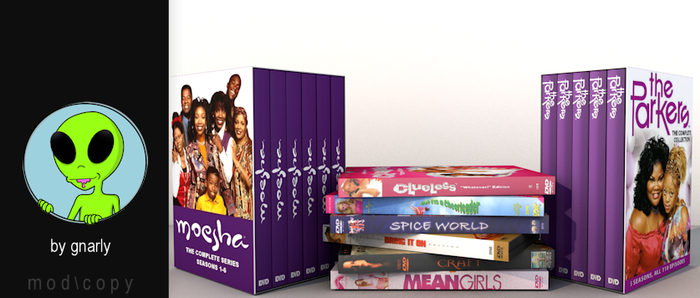 A gnarly set of classic dvds - Girls night