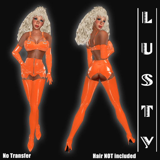 Bettie Latex Orange