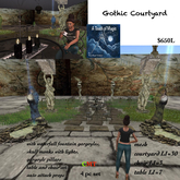 Gothic Courtyard set-crate