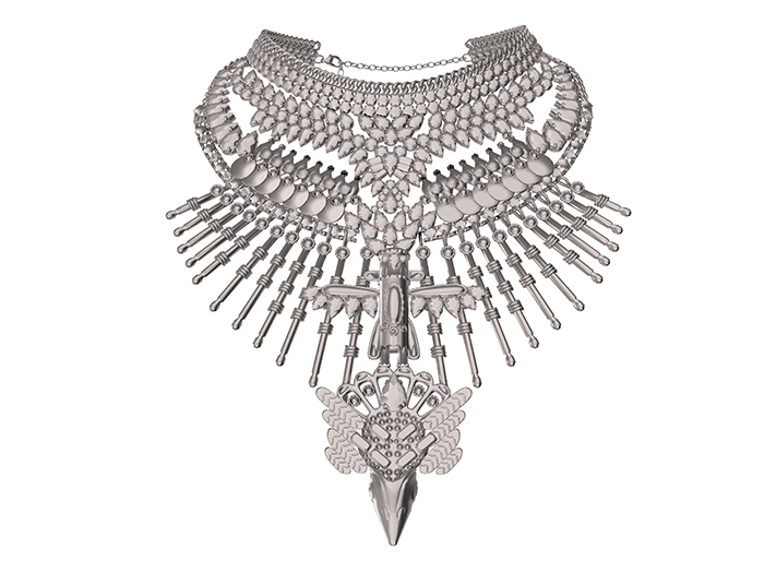 MINIMAL - Ladgerda Necklace Silver