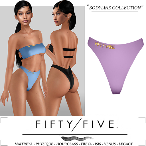 Fifty/Five. Bodyline Collection - Panties / Purple
