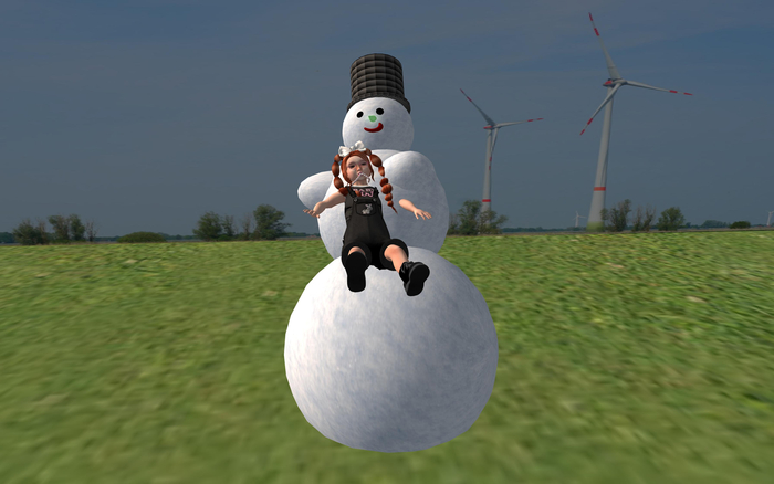 Snowman wearable box