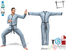 Dae Obj FBX Men's Taekwondo Martial Arts Outfit Uniform Slink Male, Belleza Jake, Signature Gianni