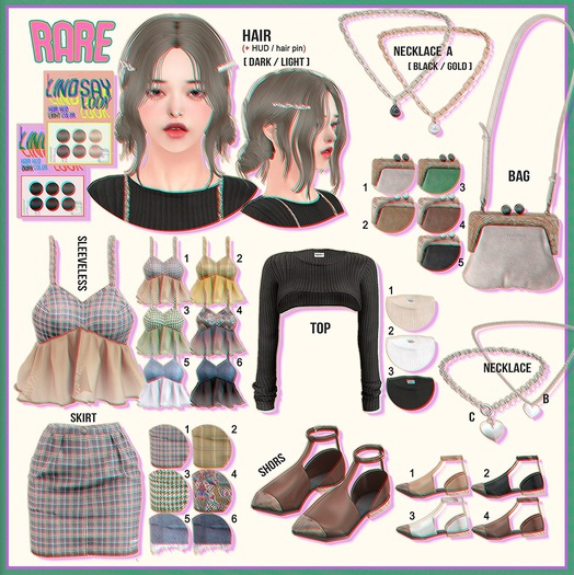 `M.BIRDIE / Lindsay look.NeckleceB