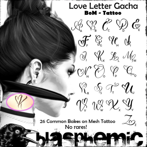 BLASPHEMIC - LOVE LETTER GACHA - U (Rezz!)