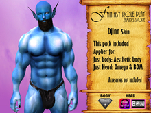 Djinn Skin - Body: Aesthetic || Head: Omega & BOM (Catwa & Lelutka) 
