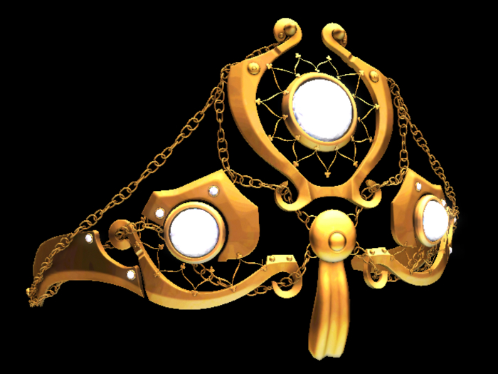[The Forge] Orchid Crown, Gold.