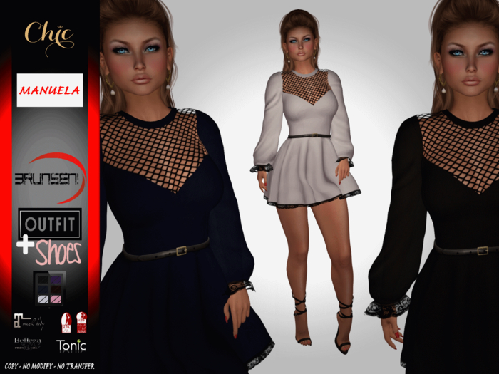 Brunsen Couture - Manuela Chic Outfit Fatpack + Shoes