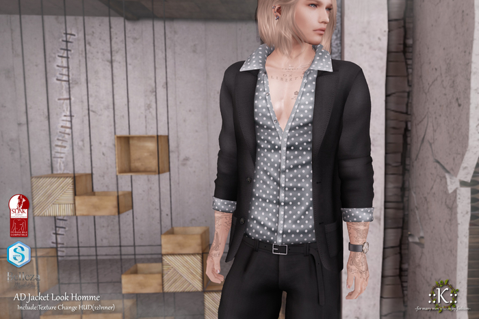 ::K:: AD Jacket Look Homme Gray [BOX]