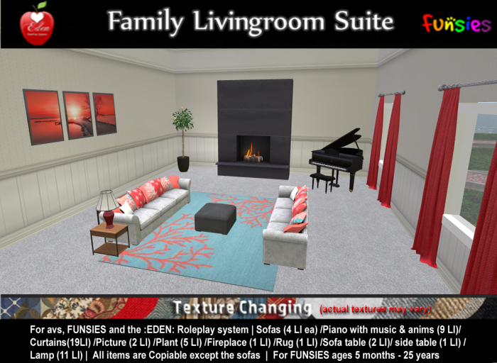 FUNSIES/EDEN Living Room Suite "Soft Moods" [Texture change]