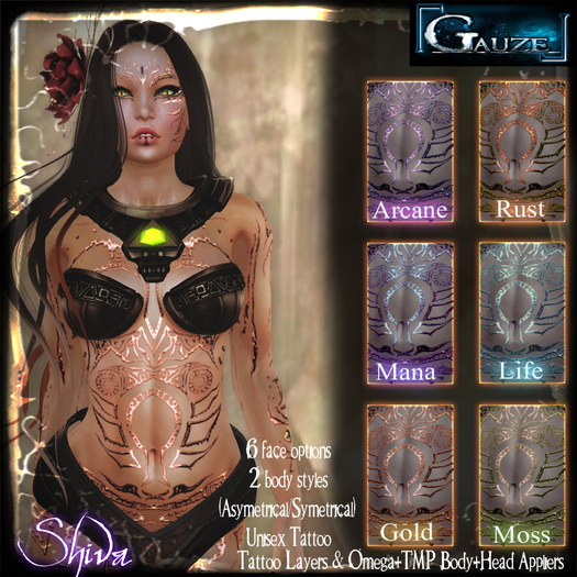 [Gauze] Shiva - Tattoo - Rust