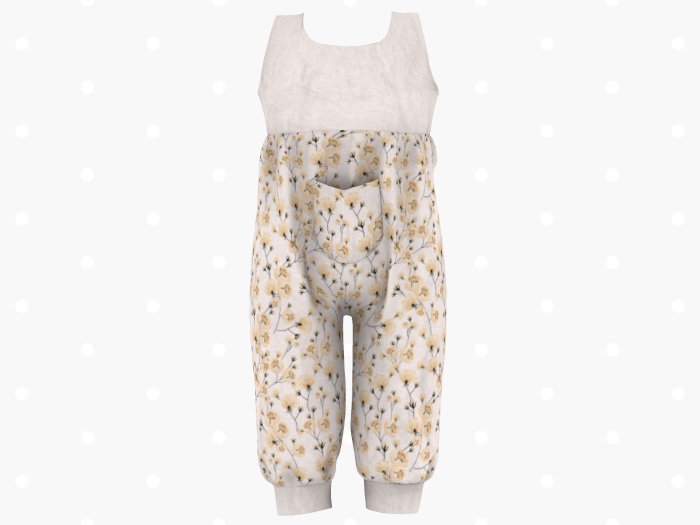 Bloom Floral Jumpsuit (Yellow)