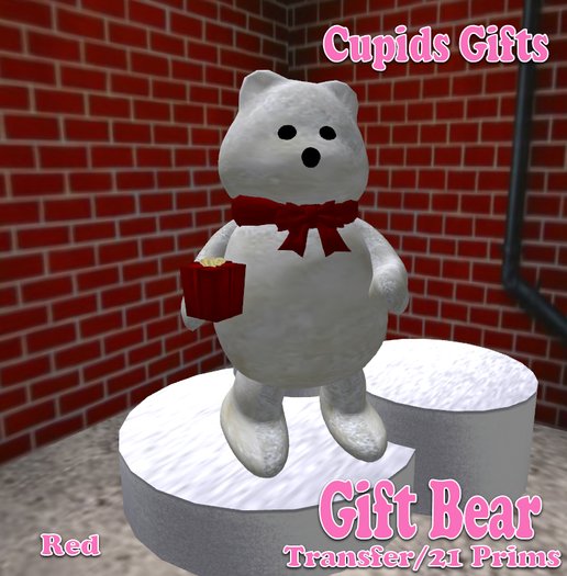 Cupids Gift Bear Red [Boxed]