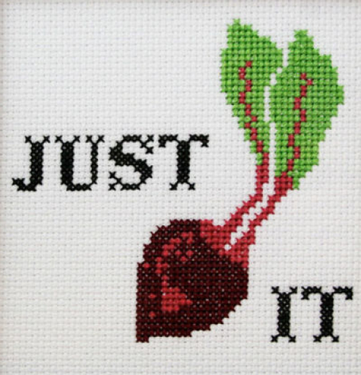 Just Beet It Needlework Texture