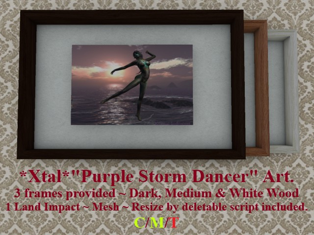 *Xtal*"Purple Storm Dancer" Art