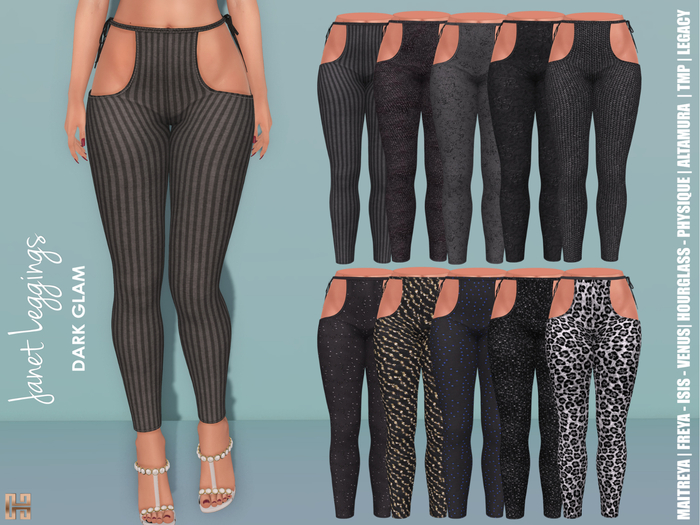[hh] Janet Leggings DARK GLAM