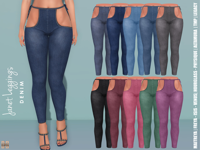 [hh] Janet Leggings DENIM