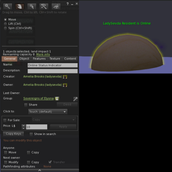 Second Life Marketplace - {SMD} Online Status Script