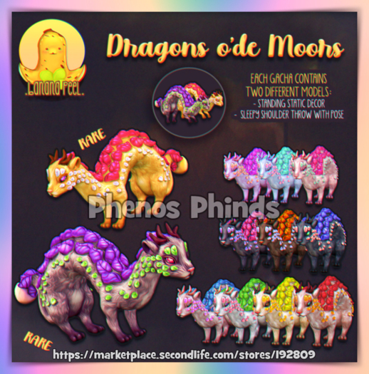 .banana peel. + dragon o' de moors + {night}