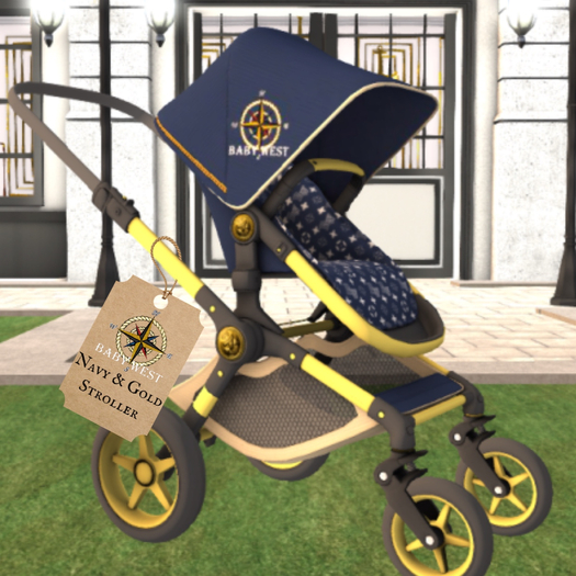 Baby West Stroller_ Navy_{Rez to unpack}{MP}