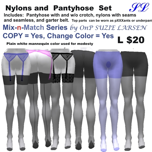 OnP Nylons and Pantyhose Set