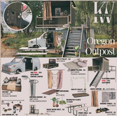 KraftWork Oregon Outpost . Shack Pouf+Pillows+Rug PG 1