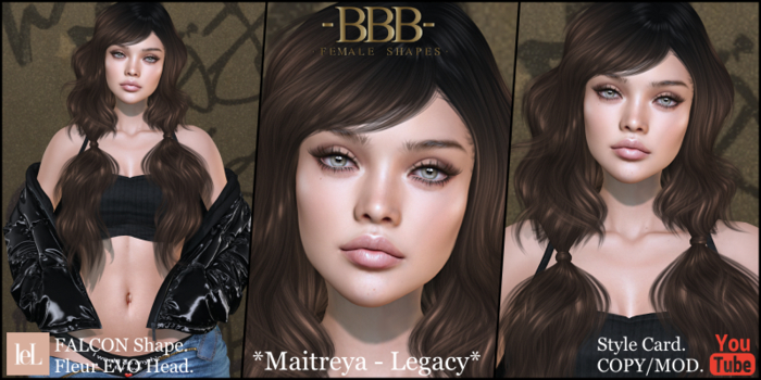 ~BBB~  FALCON Shape - LeL - Fleur EVO Head.