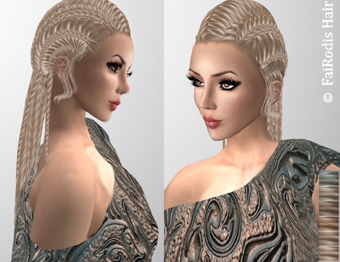 FaiRodis Vefried hair light blonde2 with decoration DEMO pack