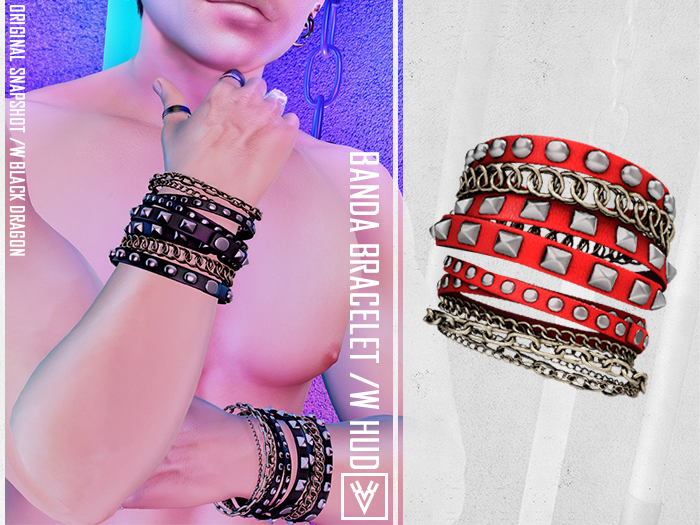 [ xVx ]BANDA BRACELET - RED