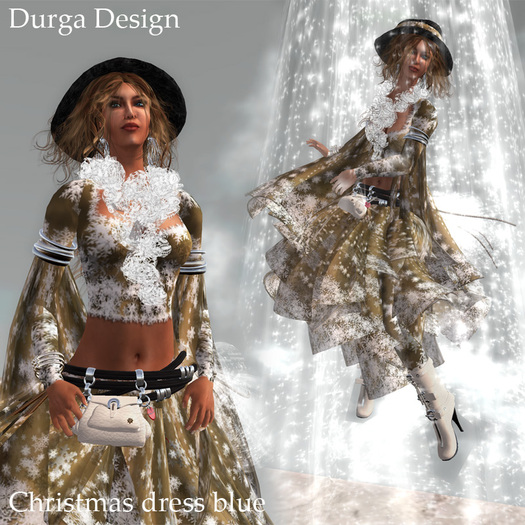 CHRISTMAS DRESS brown, Durga Design