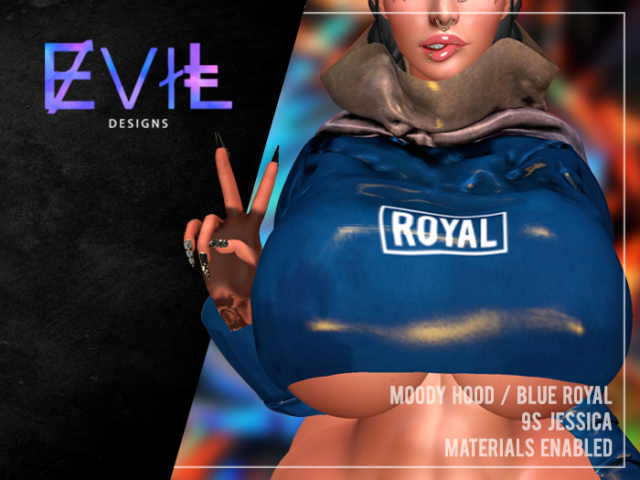 EVIL - Moody Hood Blue Royal (add me)