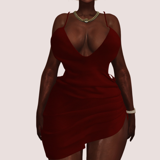 Moxy - Dalia Slip Dress ( Wine )