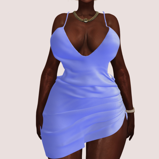 Moxy - Dalia Slip Dress ( Perriwinkle )