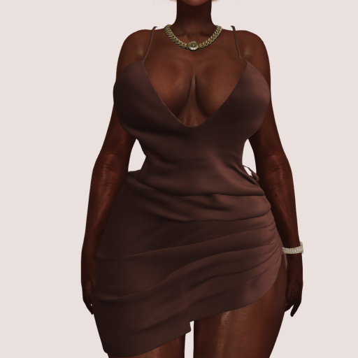 Moxy - Dalia Slip Dress ( Cocoa )