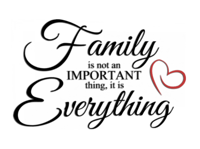 ::MM:: Family  is Everything wall decal