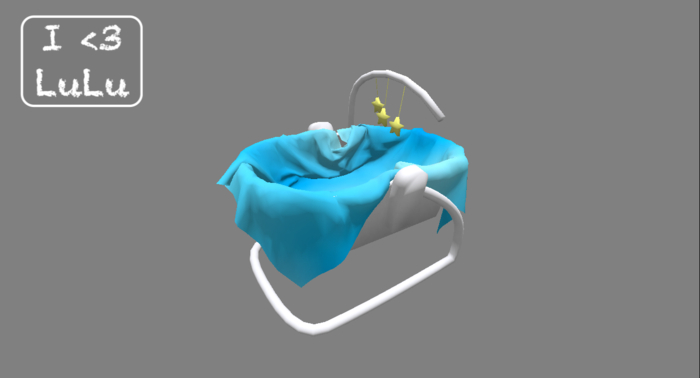 I<3LuLu BAby Cradle