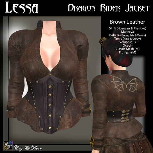 C&F Lessa Separates - BRN LTH Jacket