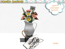 BMC964 - HAPPY BIRTHDAY - DAISIES.