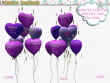 BMC967 - HAPPY REZ DAY - FLOATING BALLOONS.