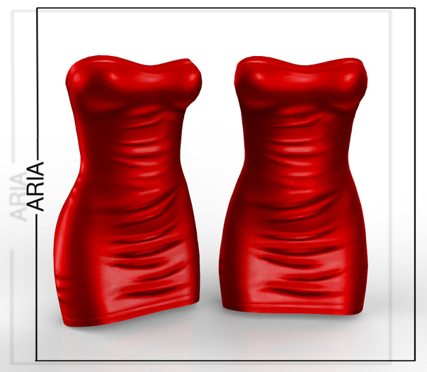 Red Leather Dress