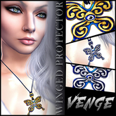 VENGE - ' Winged Protector ' Necklace 