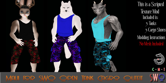 SWO Texture Mod Kit Maui for SWO Tank Cargo Outfit