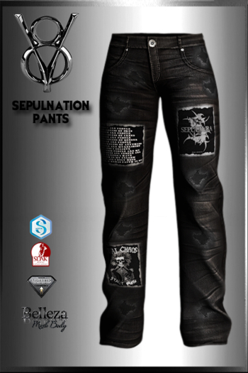 +V8-SHOP-SEPULNATION PANTS-BROWN+