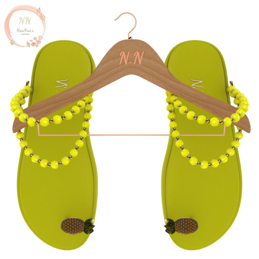 NaaNaa's Diana Slippers Yellow [Wear Me]