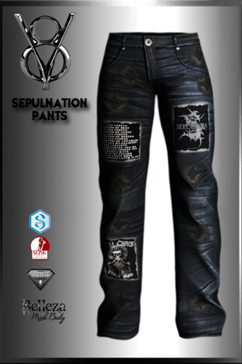 +V8-SHOP-SEPULNATION PANTS-BLUE+