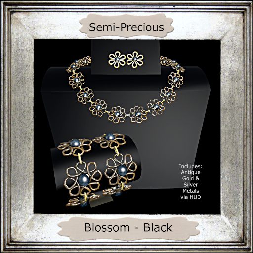 Semi-Precious - Blossom - Black (ADD ME)